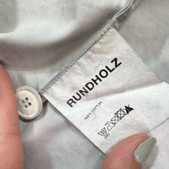 Rundholz Dip Jacket Women Small Lagenlook Grunge Buttons Blazer Gray Pockets - Picture 4 of 11